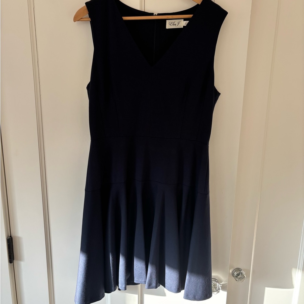 Eliza J Navy Sleeveless Dress (14)